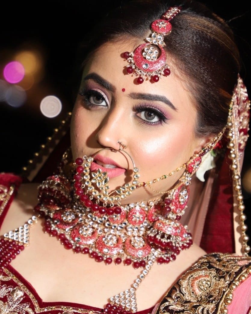 Post 9 by Melbourne Makeup Artist & Hairstylist Nishtha Madan on Instagram (image)