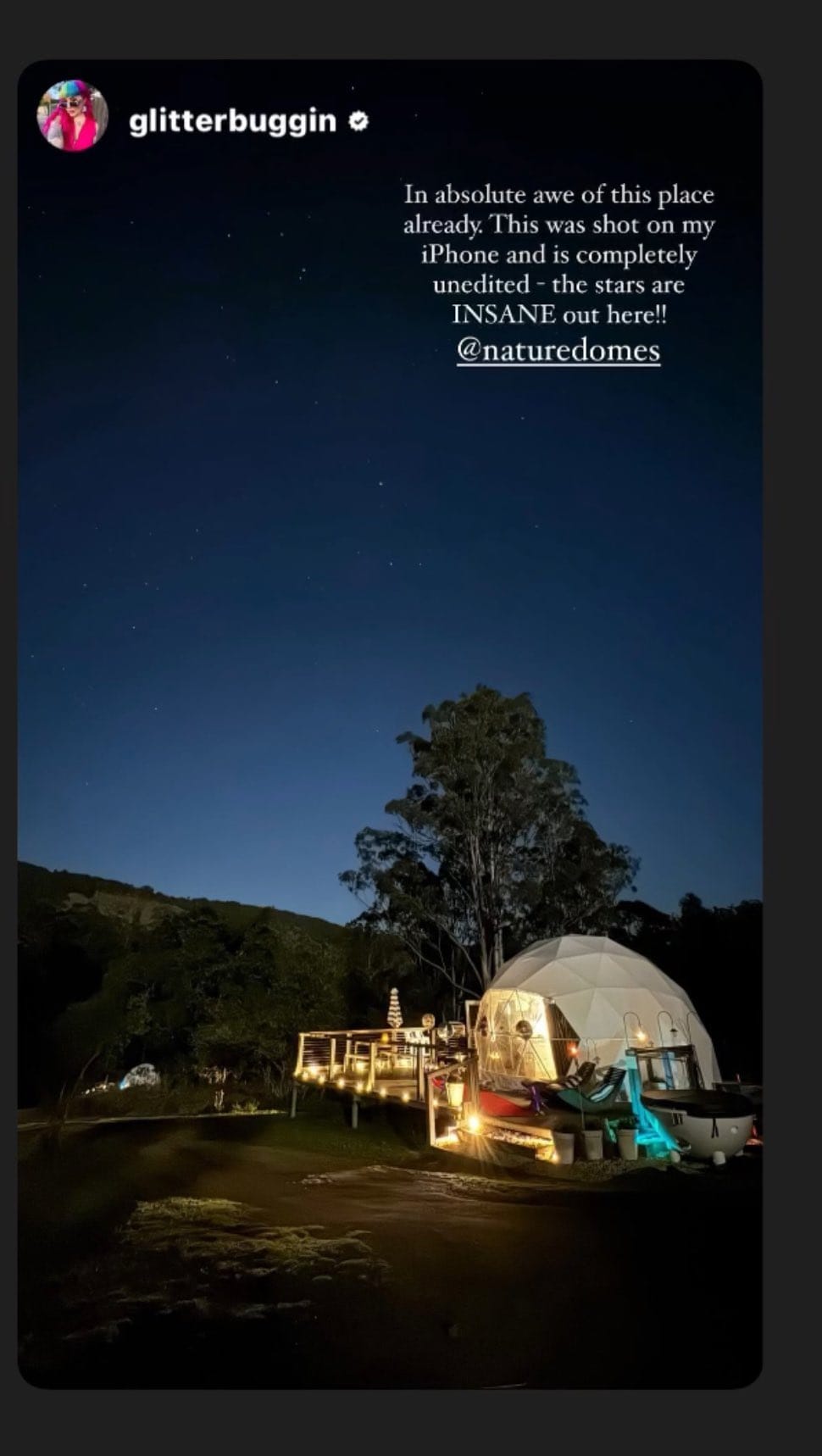 Post 9 by Nature Domes on Instagram (video)