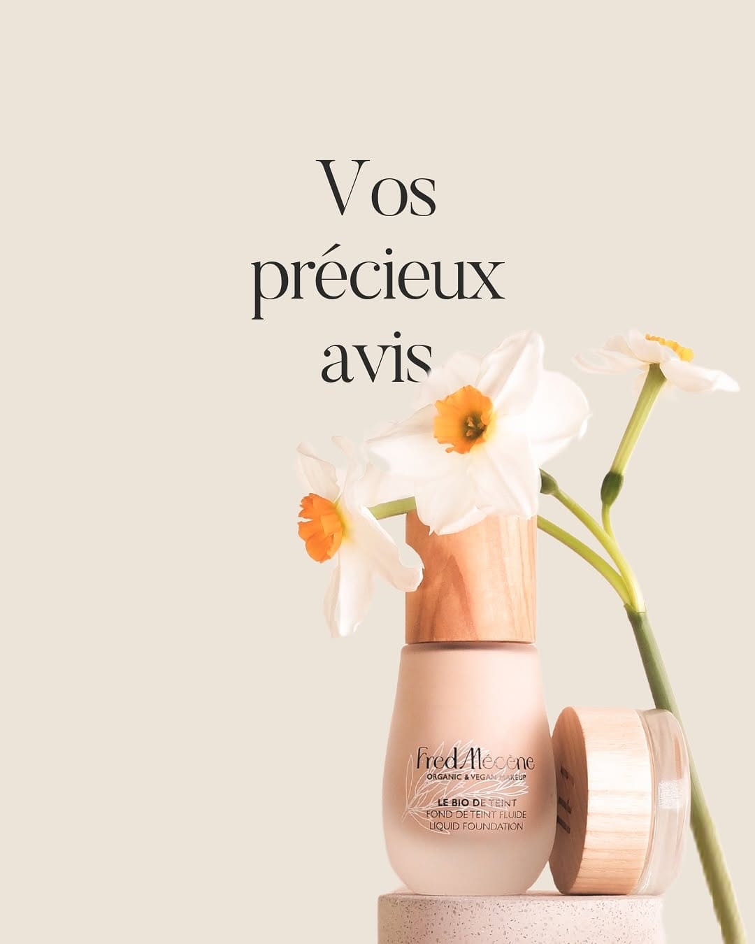 Post 8 by Fred Mécène - organic and vegan makeup on Instagram (carousel)