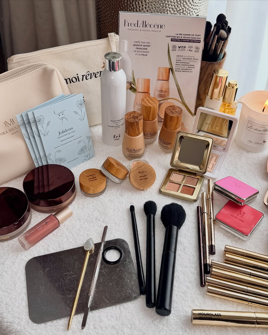 Post 5 by Fred Mécène - organic and vegan makeup on Instagram (carousel)