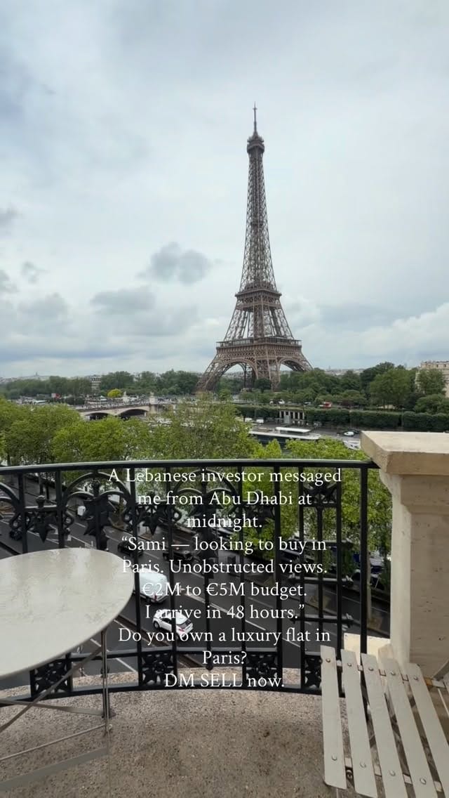 Post 5 by Sami Saab | Luxury Real Estate | Paris & Dubai on Instagram (video)