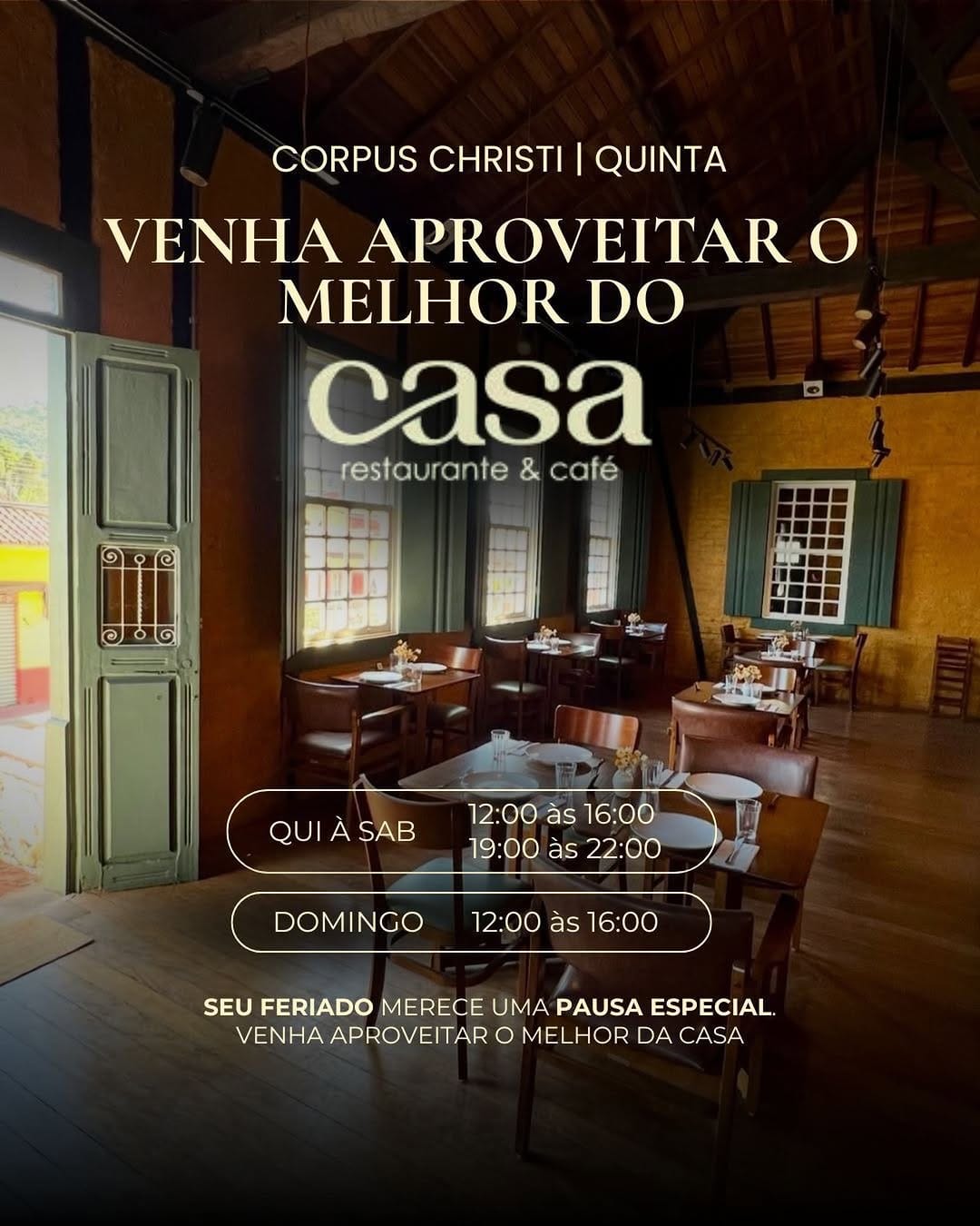 Post 3 by Casa Restaurante & Café on Instagram (image)