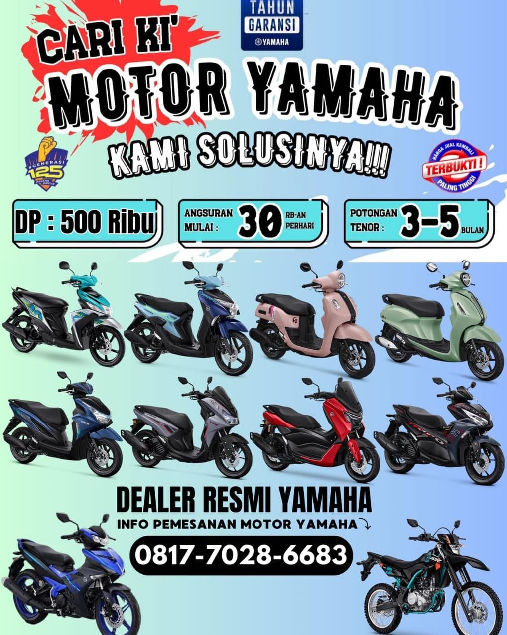 Post 9 by YAMAHA PREMIUM SHOP RIBURANE 💨 on Instagram (image)