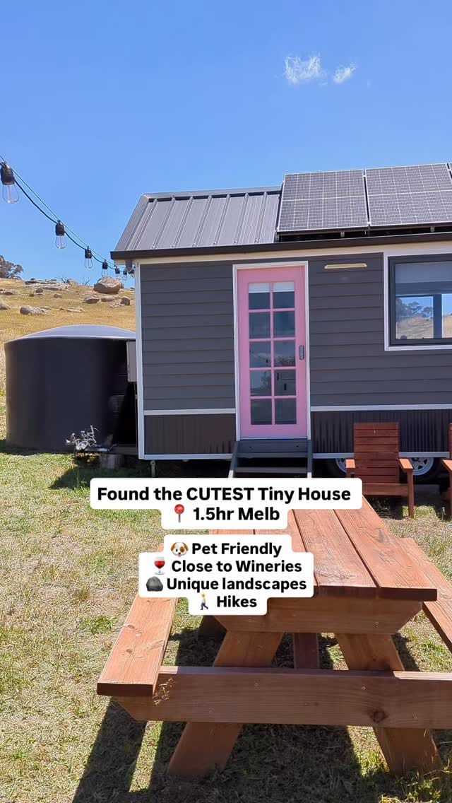 Post 9 by Tiny Stays ® - Tiny House BnBs on Instagram (video)