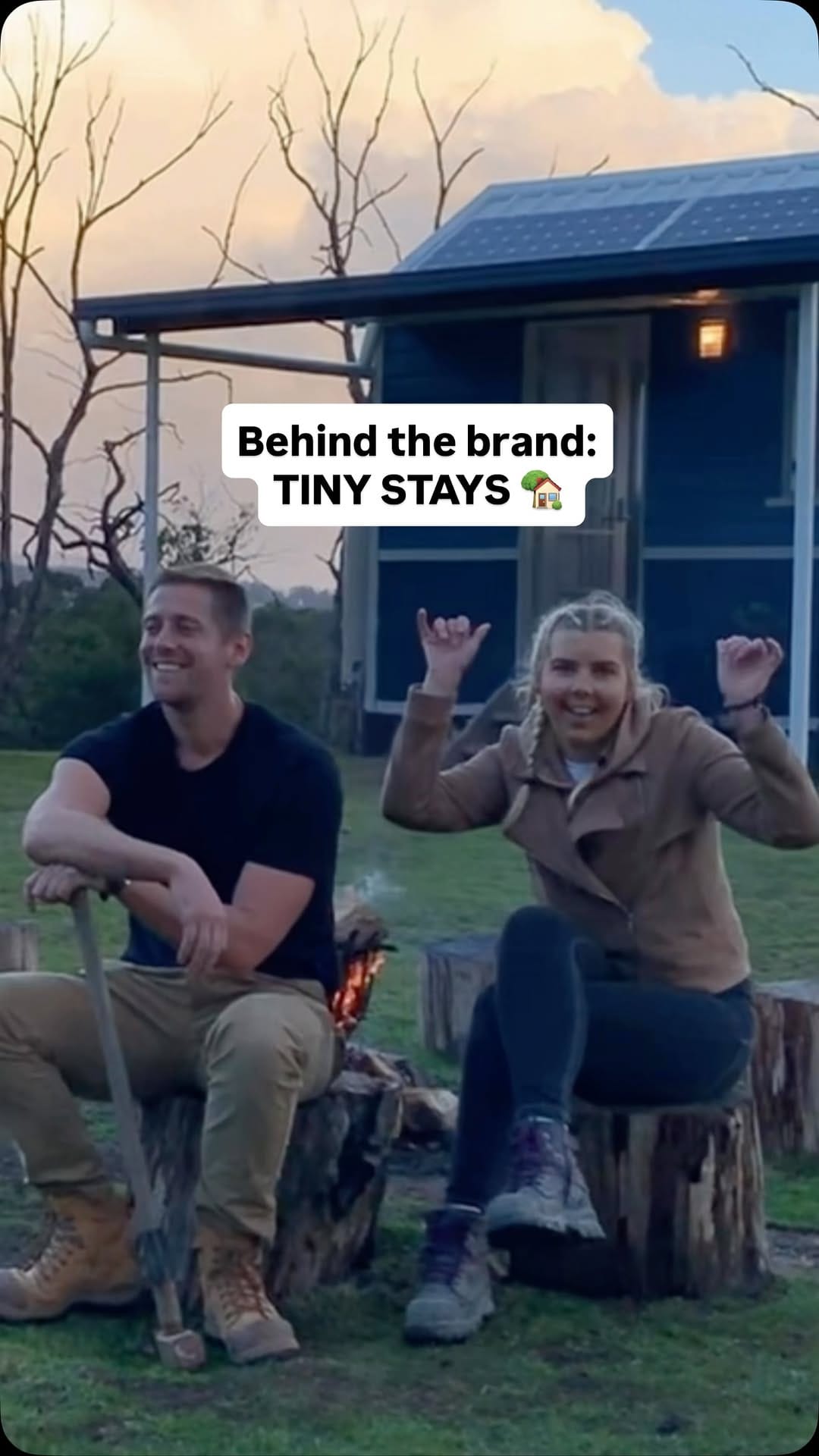 Post 6 by Tiny Stays ® - Tiny House BnBs on Instagram (video)