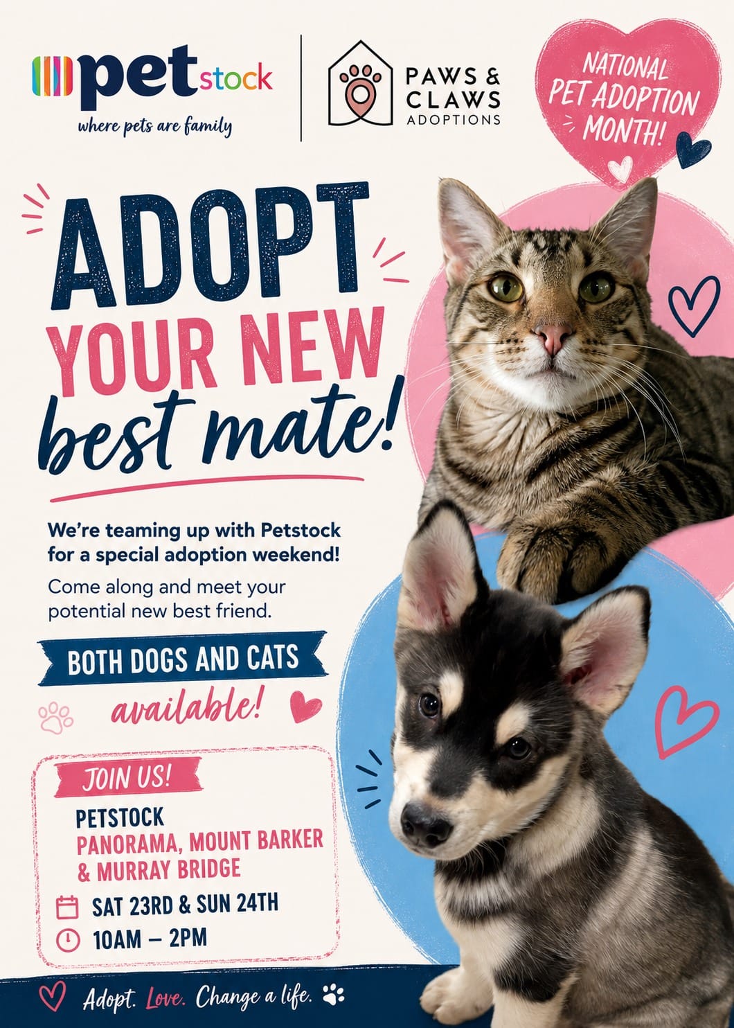 Post 10 by Paws & Claws Adoptions Inc. on Instagram (image)