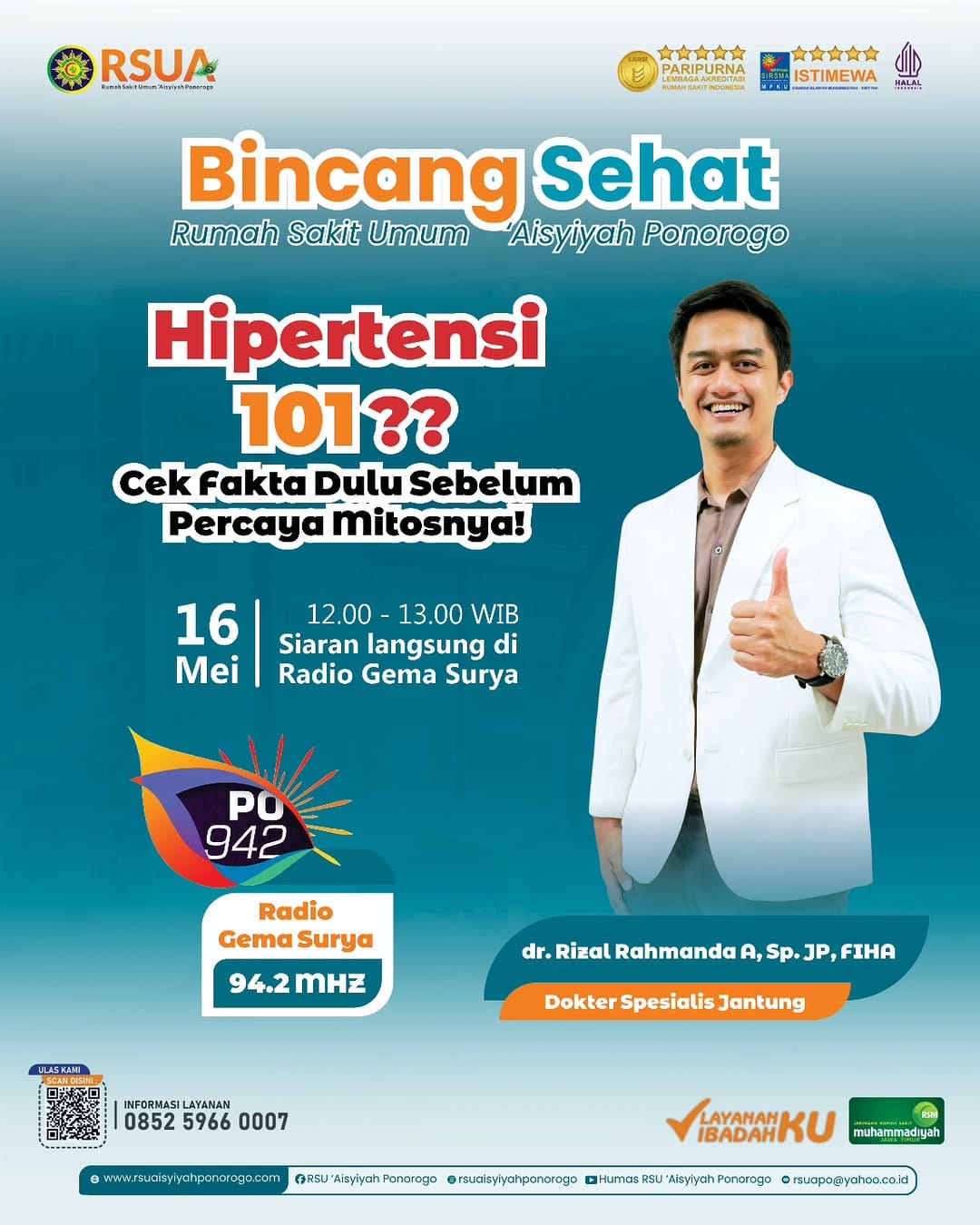 Post 9 by Humas RSU 'Aisyiyah Ponorogo on Instagram (image)