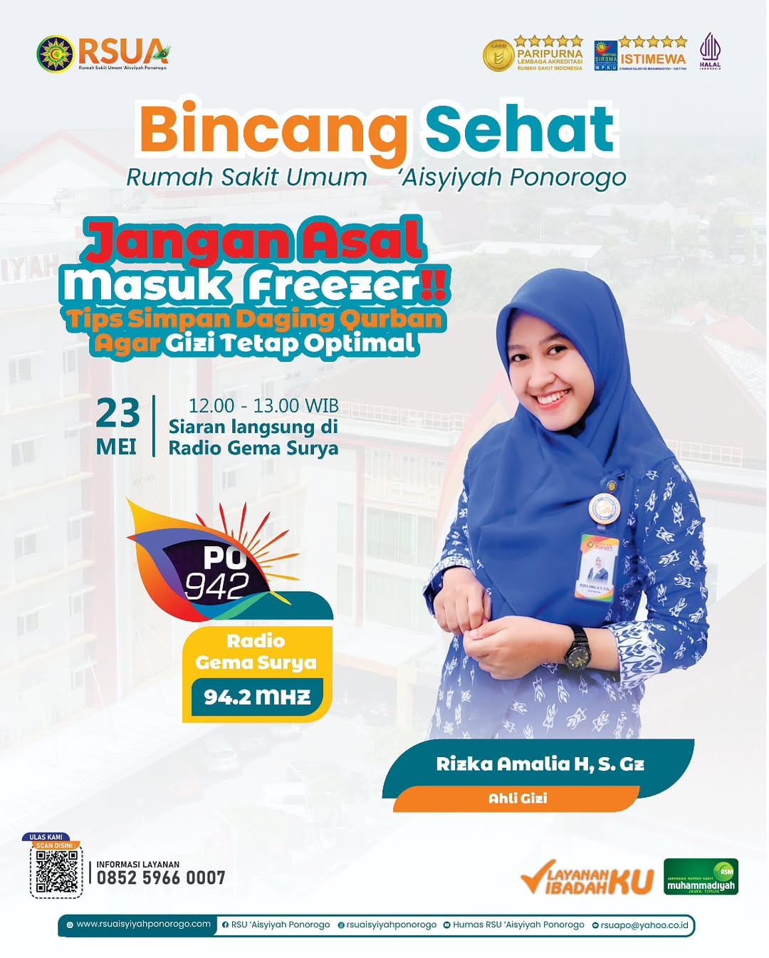 Post 6 by Humas RSU 'Aisyiyah Ponorogo on Instagram (image)