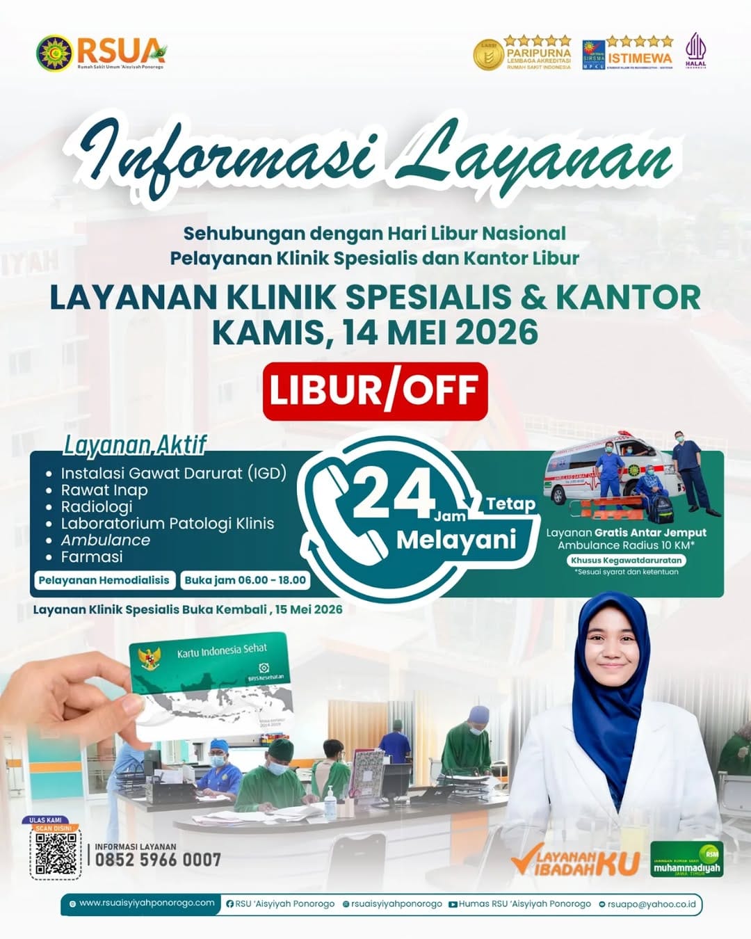 Post 10 by Humas RSU 'Aisyiyah Ponorogo on Instagram (image)