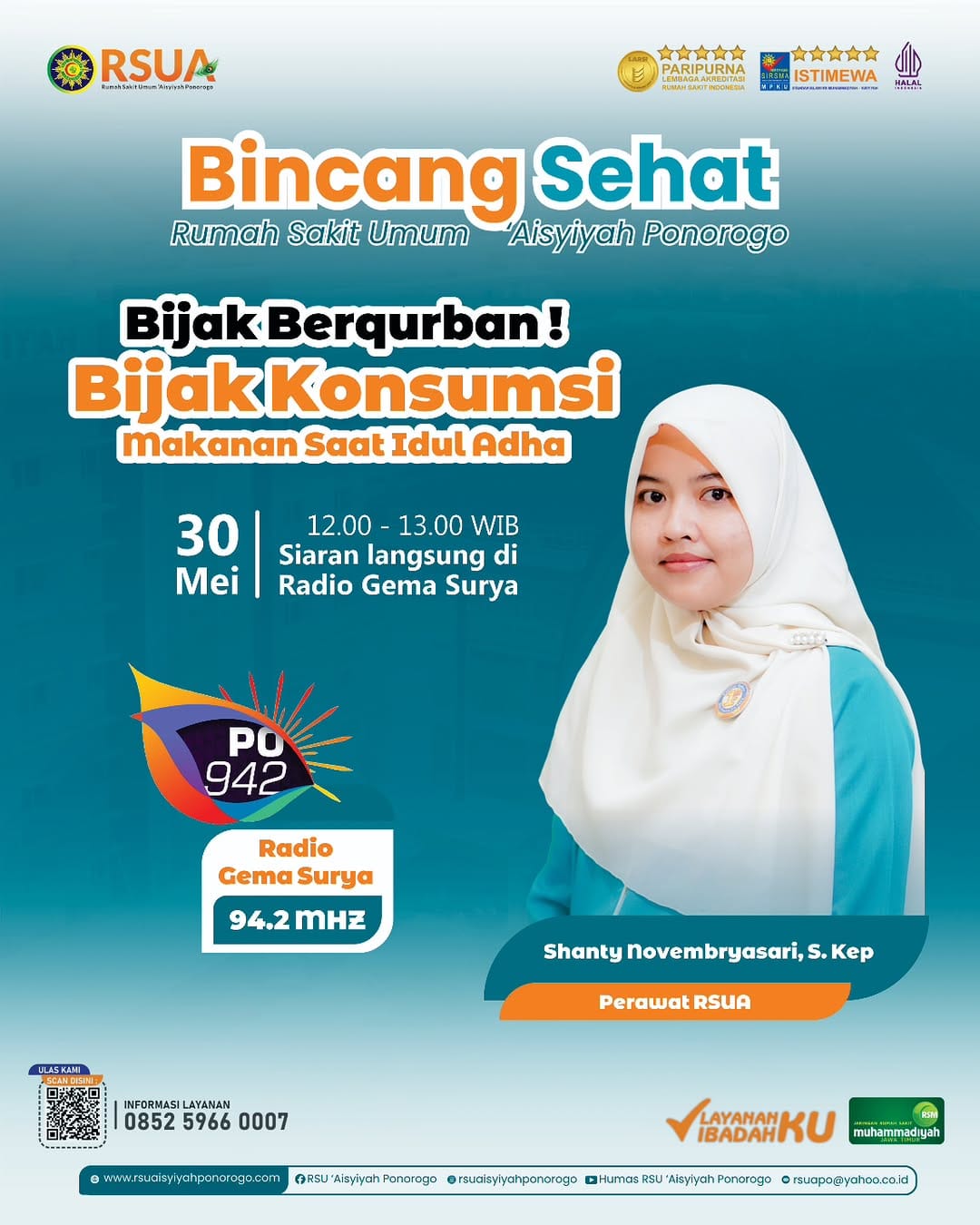Post 3 by Humas RSU 'Aisyiyah Ponorogo on Instagram (image)
