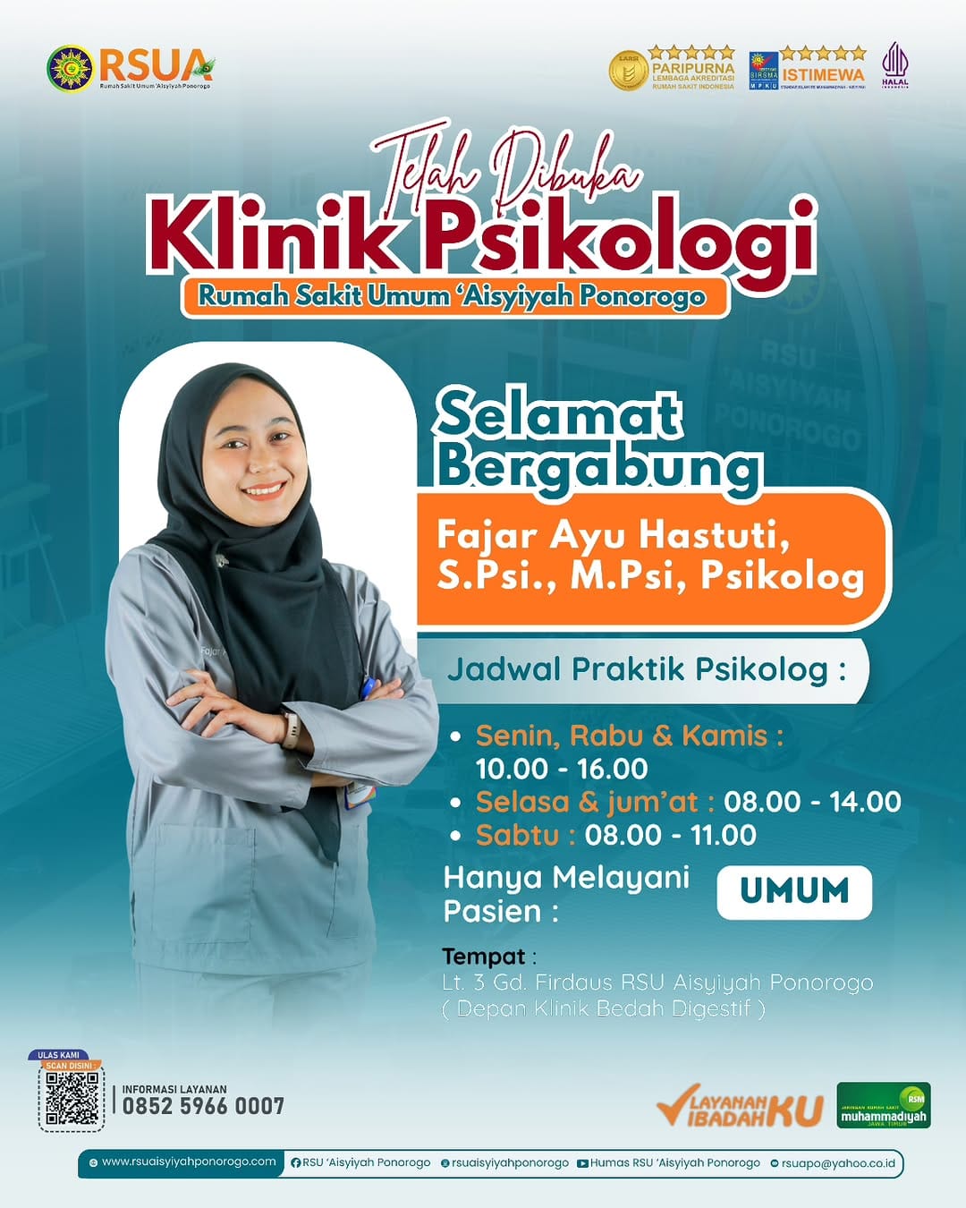 Post 1 by Humas RSU 'Aisyiyah Ponorogo on Instagram (image)