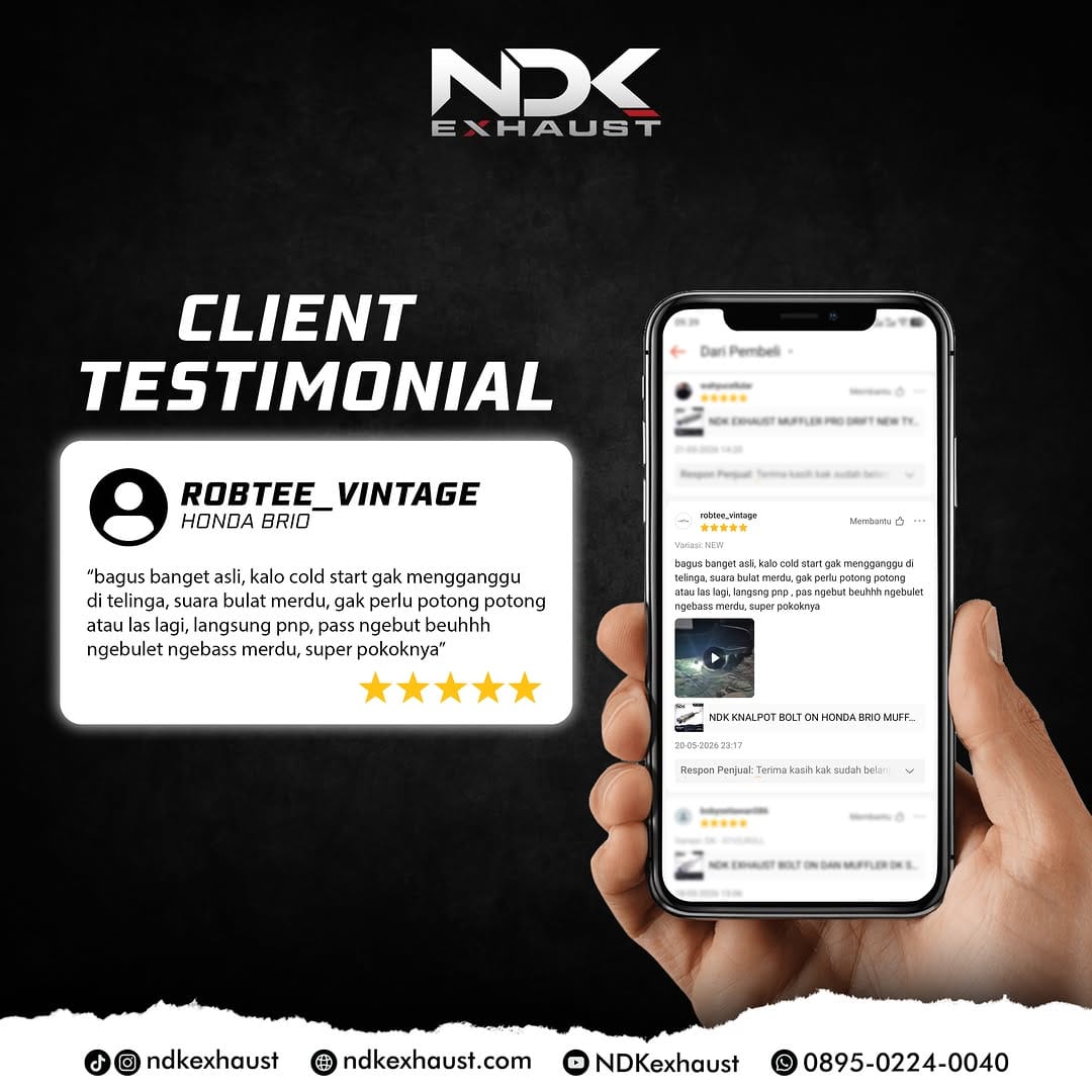 Post 6 by NDK EXHAUST OFFICIAL | PT.AIG 🇲🇨 on Instagram (carousel)