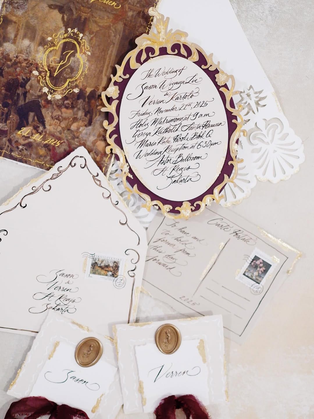 Post 6 by Wedding Stationery, Invitation, Illustration, Calligraphy on Instagram (carousel)
