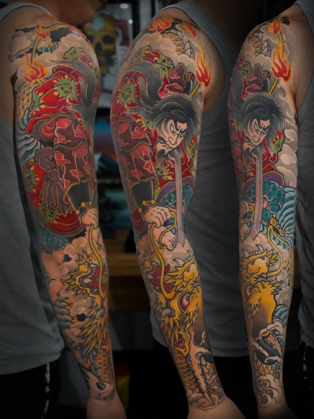 Post 3 by 𝐆𝐇𝐎𝐒𝐓𝐊𝐎𝐈 | Japanese Oriental Tattoo on Instagram (image)