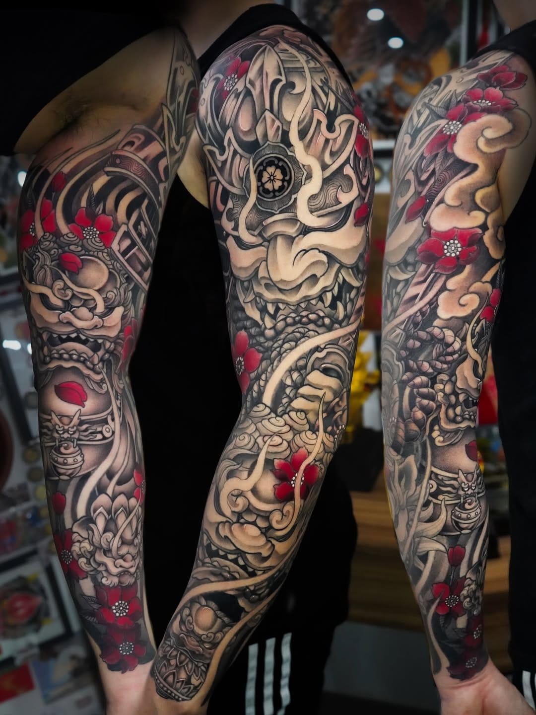 Post 5 by 𝐆𝐇𝐎𝐒𝐓𝐊𝐎𝐈 | Japanese Oriental Tattoo on Instagram (carousel)