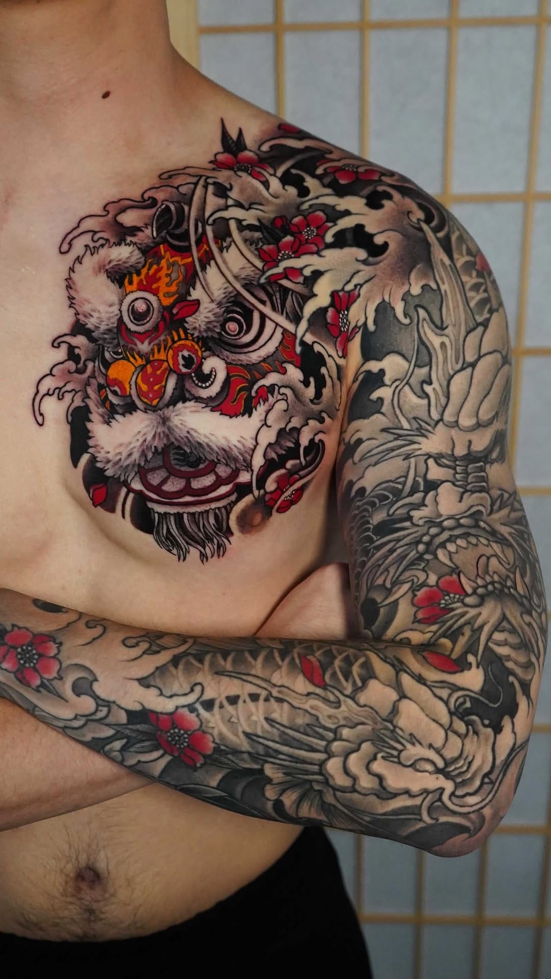 Post 8 by 𝐆𝐇𝐎𝐒𝐓𝐊𝐎𝐈 | Japanese Oriental Tattoo on Instagram (video)