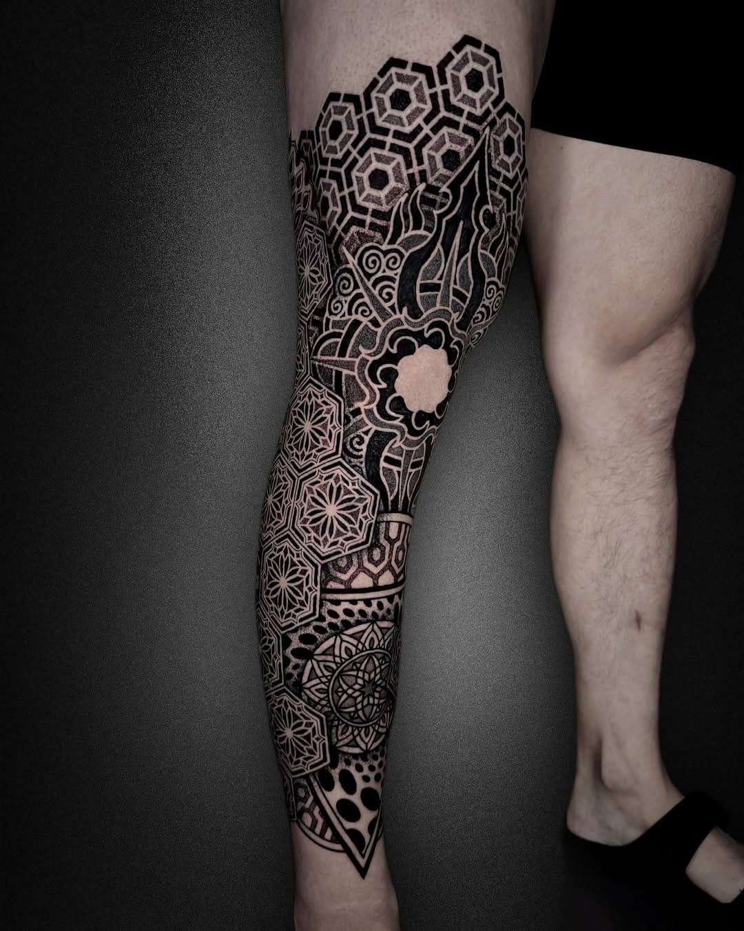 Post 6 by Gav.Inks · Geometric & Blackwork Tattoos Melbourne on Instagram (carousel)