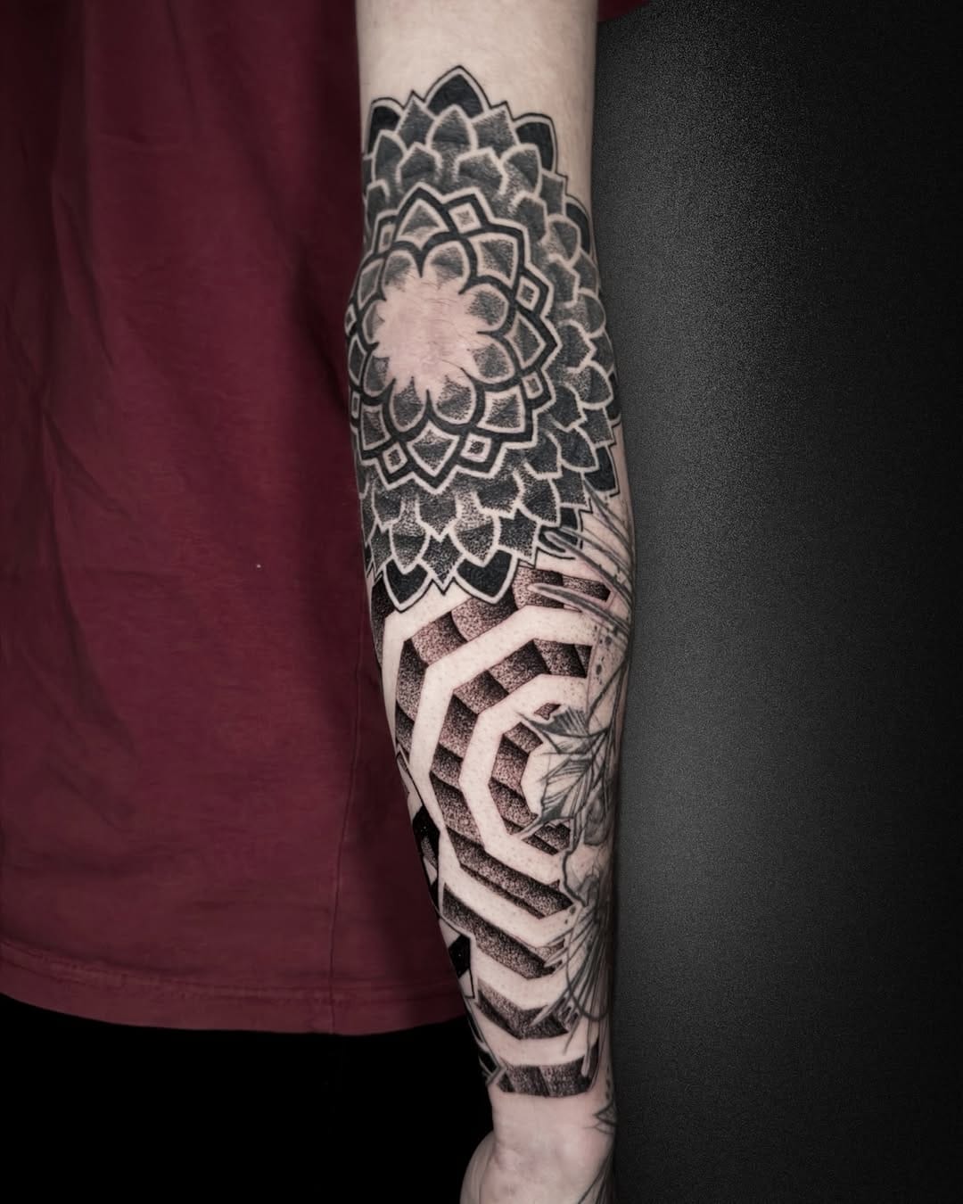 Post 4 by Gav.Inks · Geometric & Blackwork Tattoos Melbourne on Instagram (carousel)