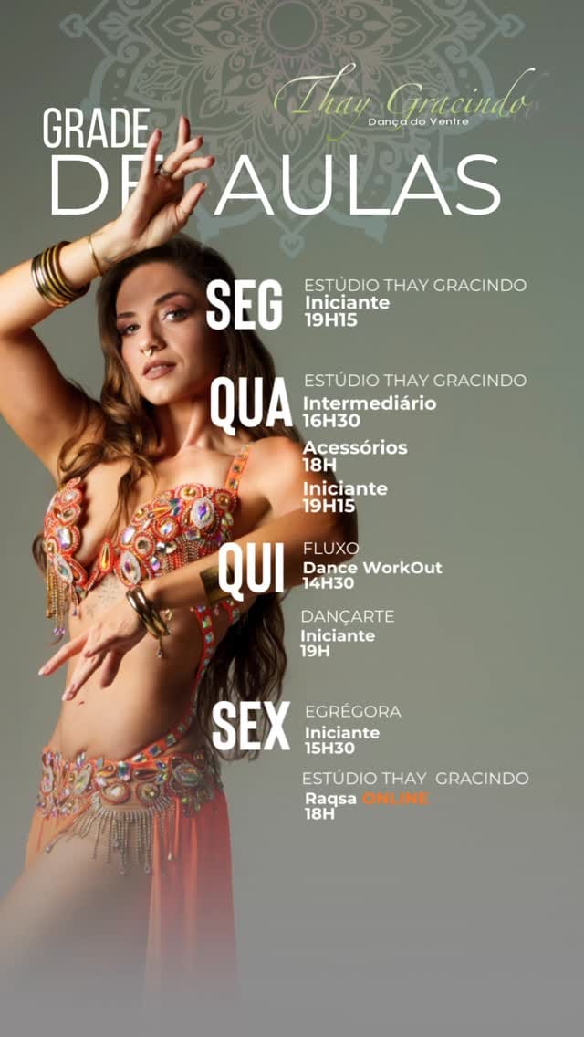 Post 8 by Thay Gracindo | Dança do Ventre on Instagram (video)
