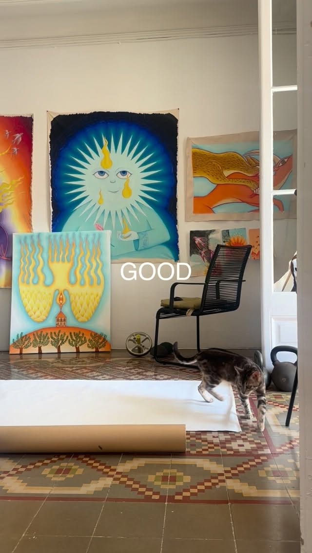 Post 1 by Mo Kalache | Artist on Instagram (video)