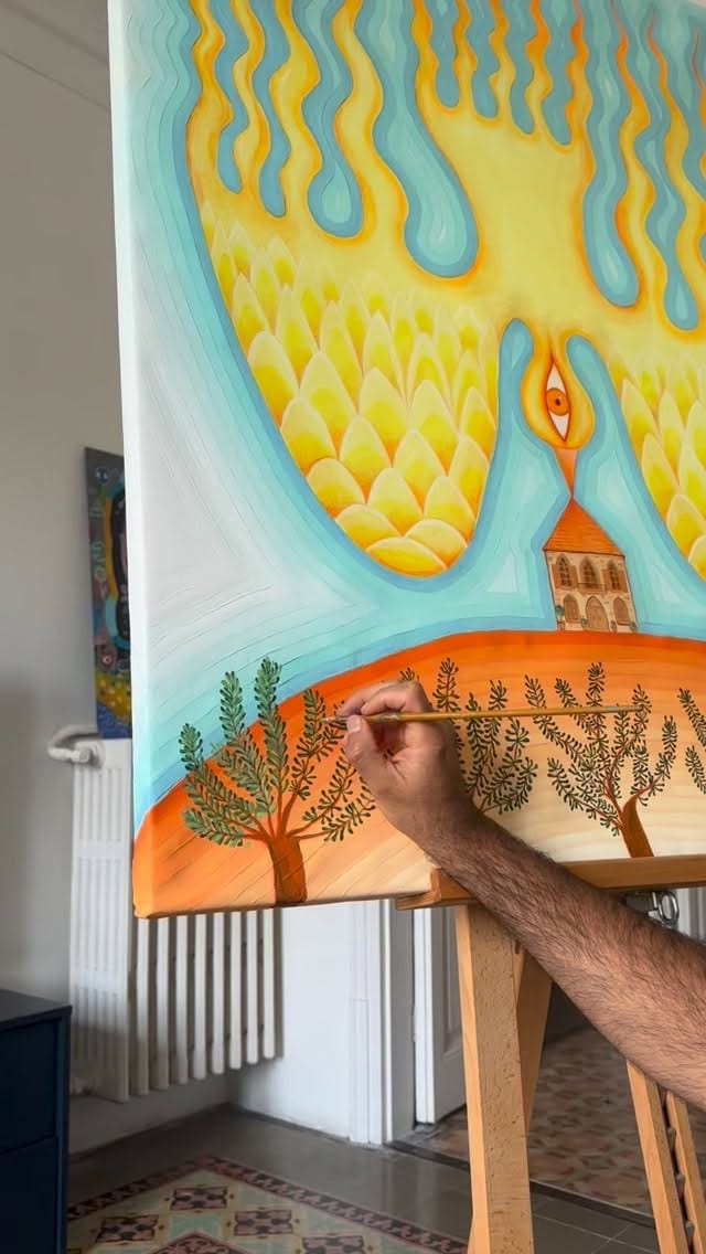 Post 7 by Mo Kalache | Artist on Instagram (video)