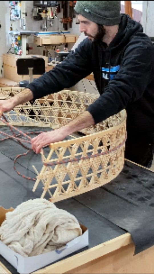Post 9 by Johnny Tromboukis | Kumiko Woodworking on Instagram (video)