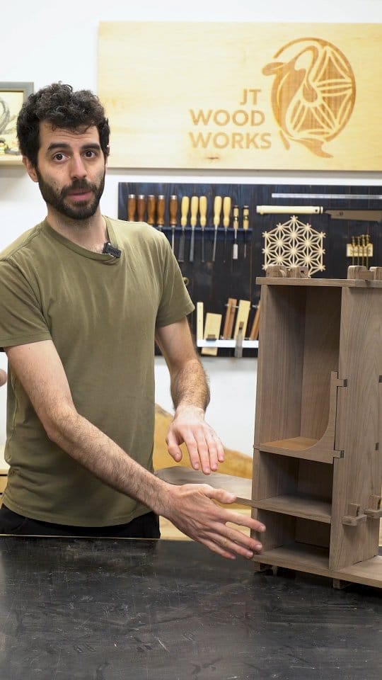 Post 4 by Johnny Tromboukis | Kumiko Woodworking on Instagram (video)