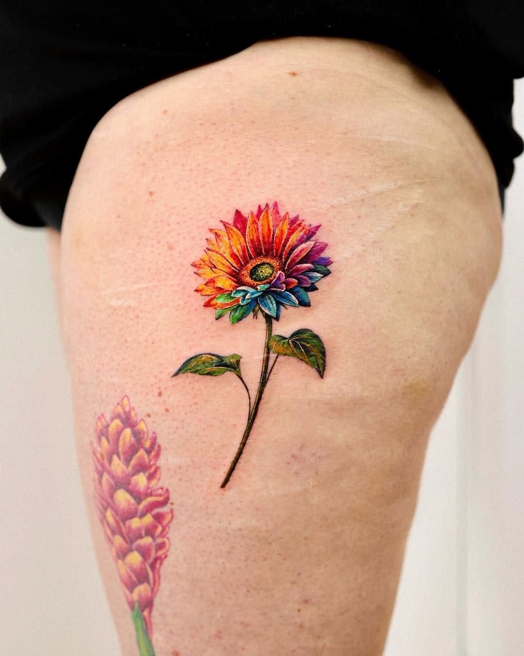 Post 3 by Stuttgart tattoo/London tattoo/Flower tattoo/Color tattoo on Instagram (carousel)