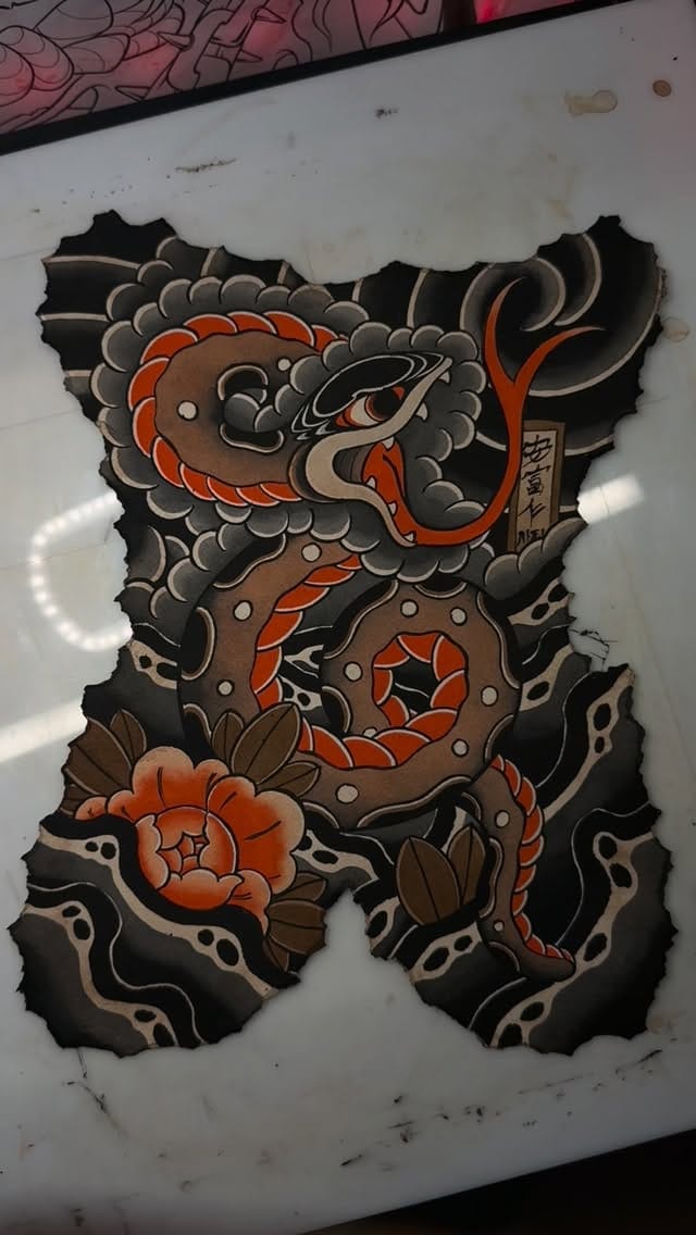 Post 6 by Leon Tatts 彫 on Instagram (video)