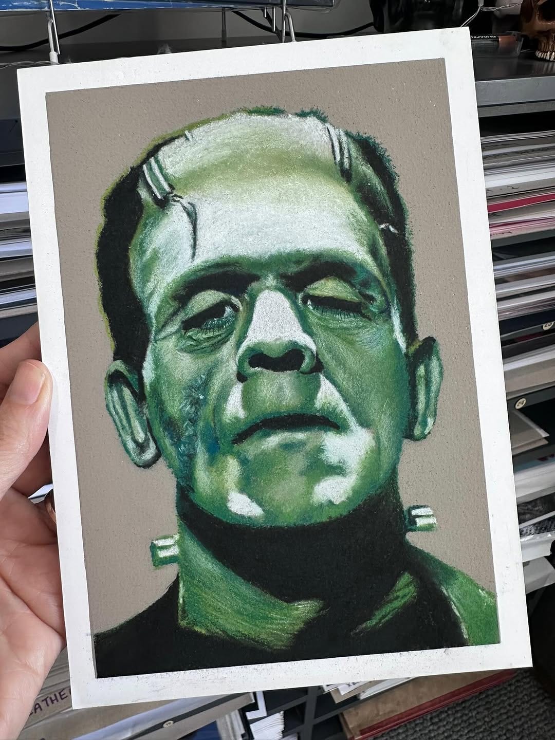 Post 8 by Chantal Handley | Horror Artist on Instagram (carousel)