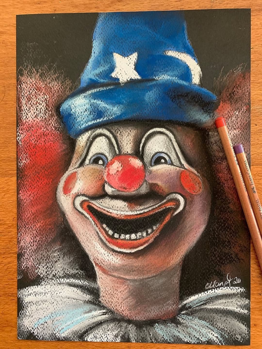 Post 2 by Chantal Handley | Horror Artist on Instagram (image)