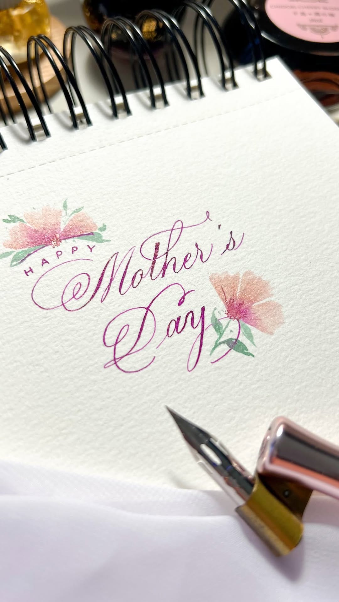 Post 2 by Kandy l Calligraphy & Design on Instagram (video)