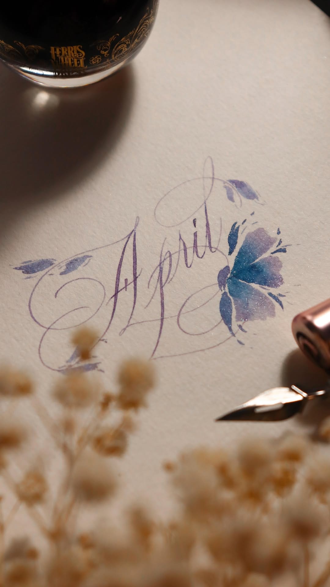 Post 7 by Kandy l Calligraphy & Design on Instagram (video)