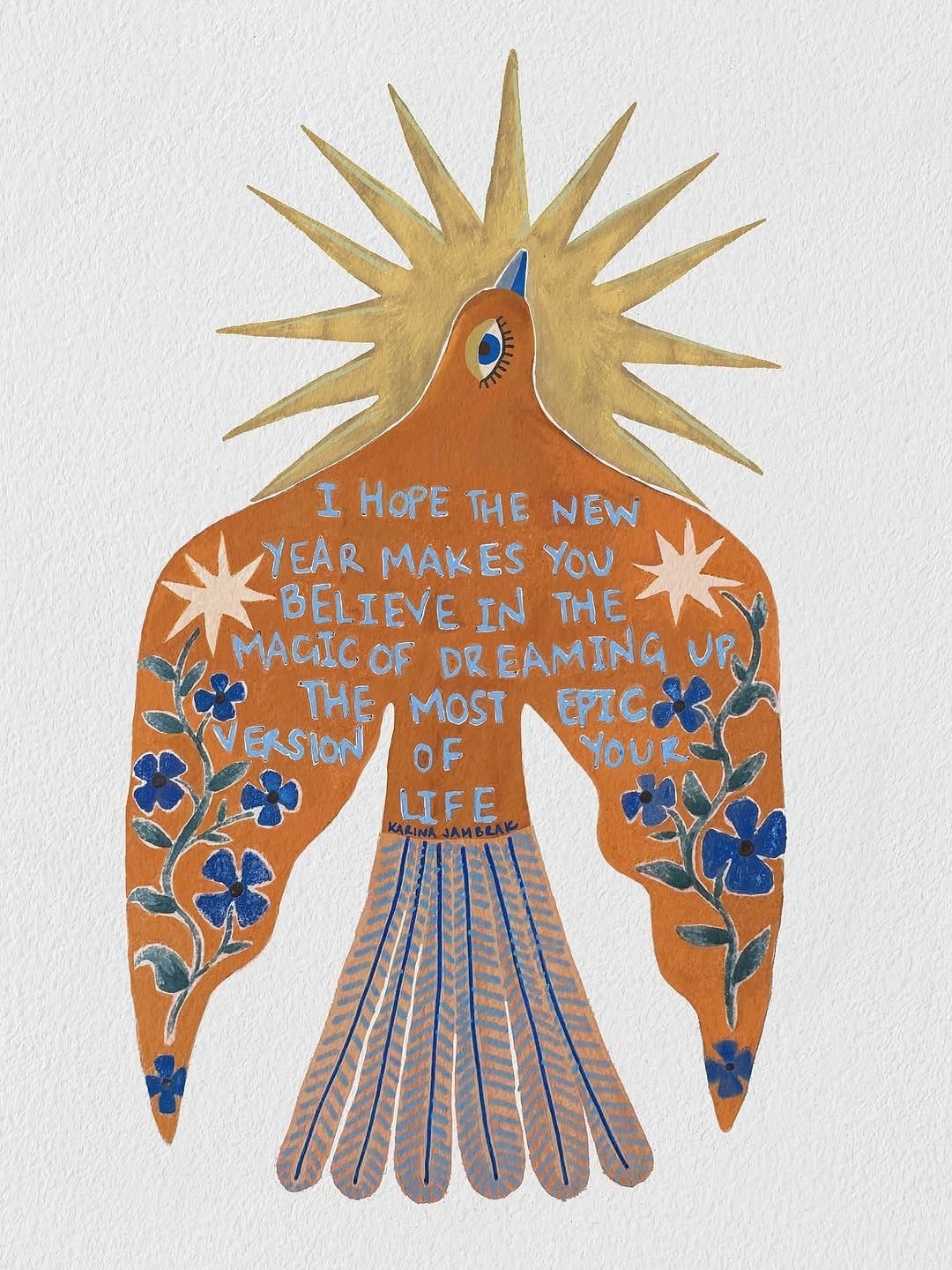 Post 8 by Karina Jambrak ✍🏽 Australian Artist on Instagram (image)