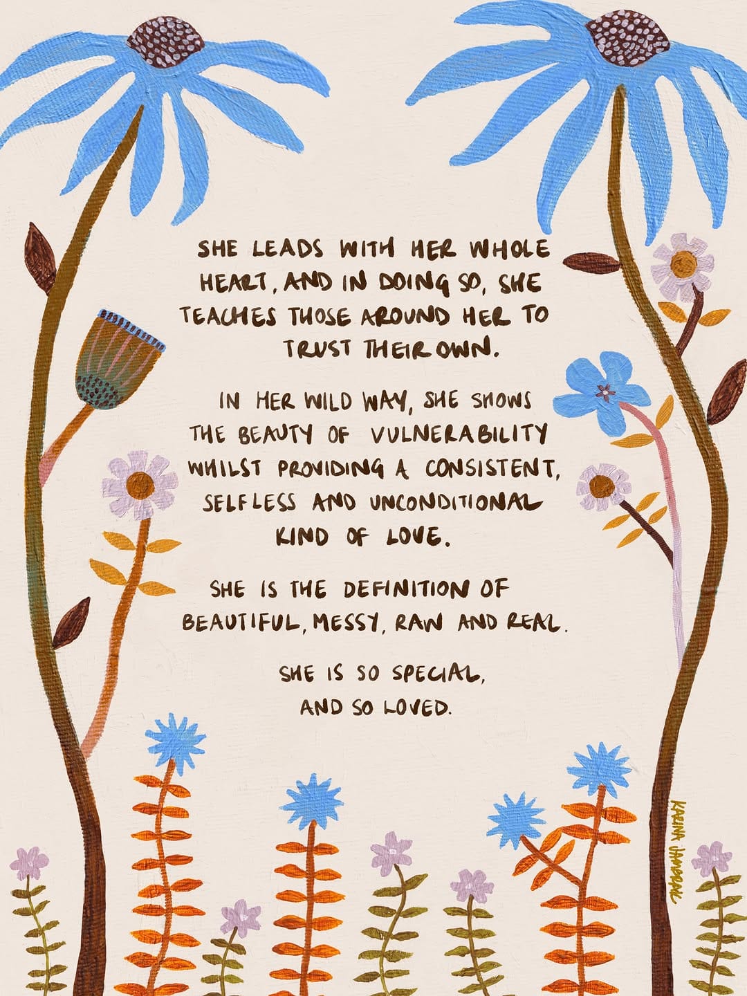 Post 6 by Karina Jambrak ✍🏽 Australian Artist on Instagram (image)