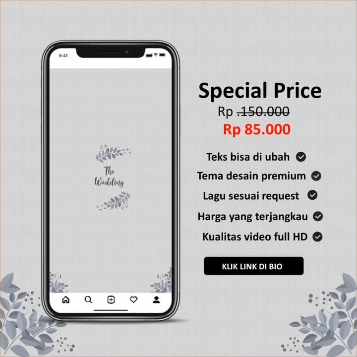 Post 4 by Wedding Digital Kekinian on Instagram (video)