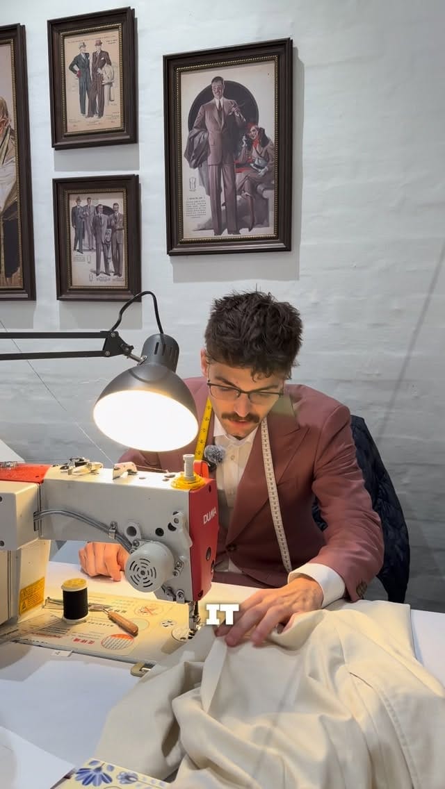 Post 3 by Lupo Bianco Custom Tailoring on Instagram (video)