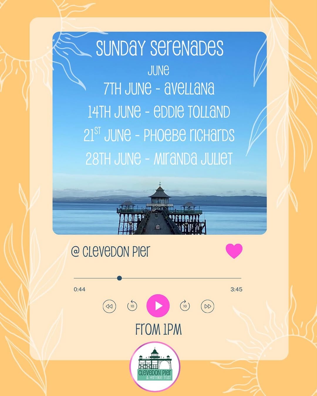 Post 5 by Clevedon Pier on Instagram (image)