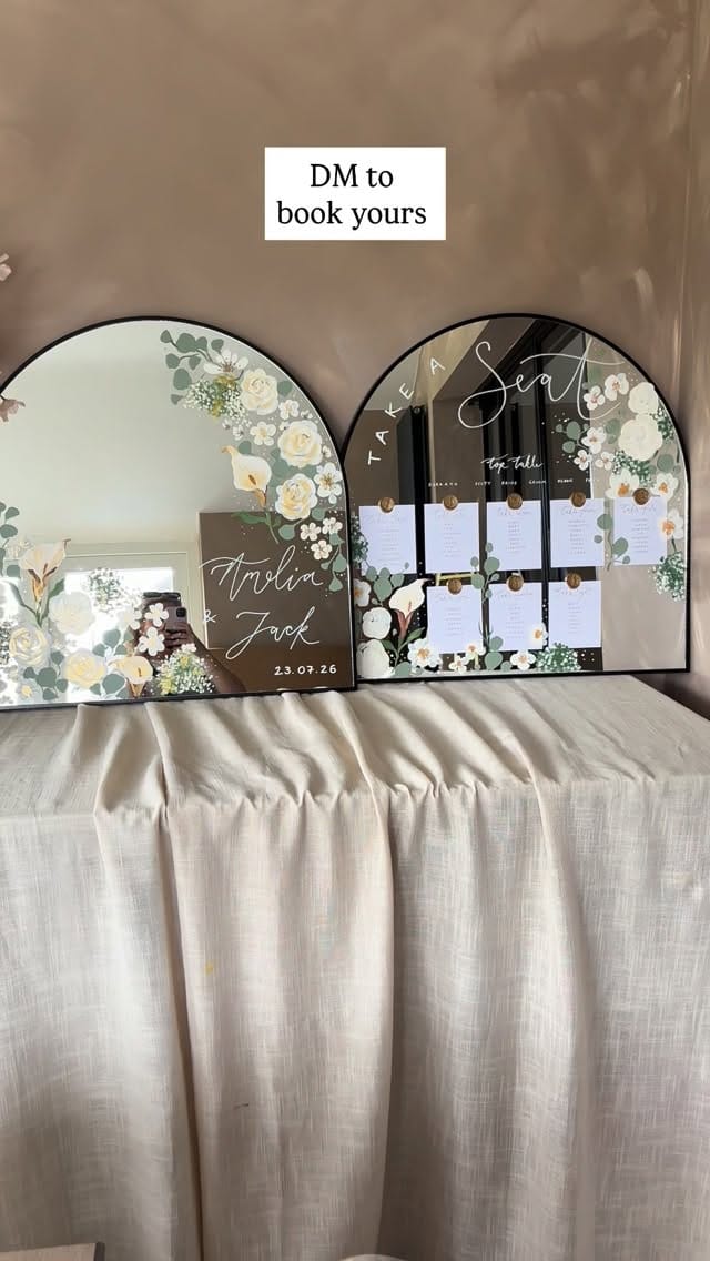 Post 3 by Wedding Signs & Stationery on Instagram (video)