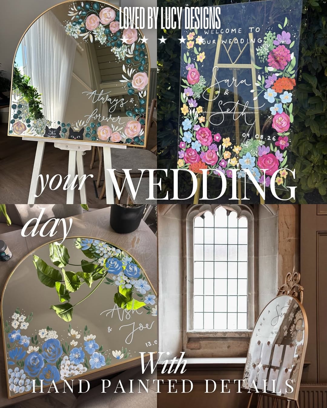 Post 6 by Wedding Signs & Stationery on Instagram (carousel)