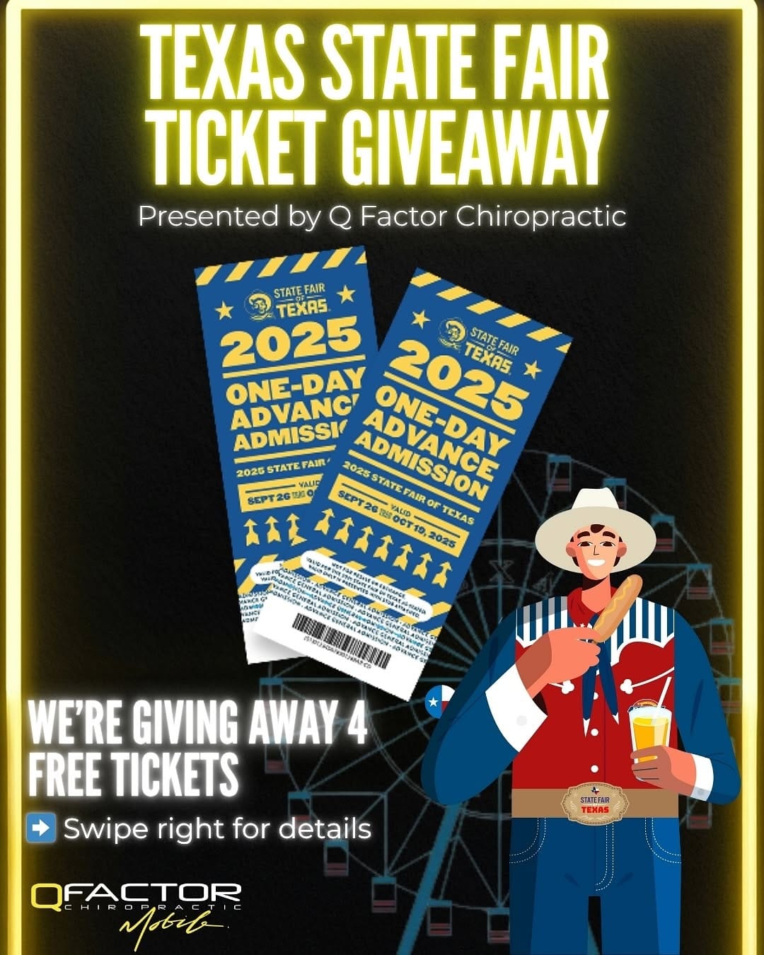 Post 6 by Q Factor Chiro Mobile & Office on Instagram (carousel)