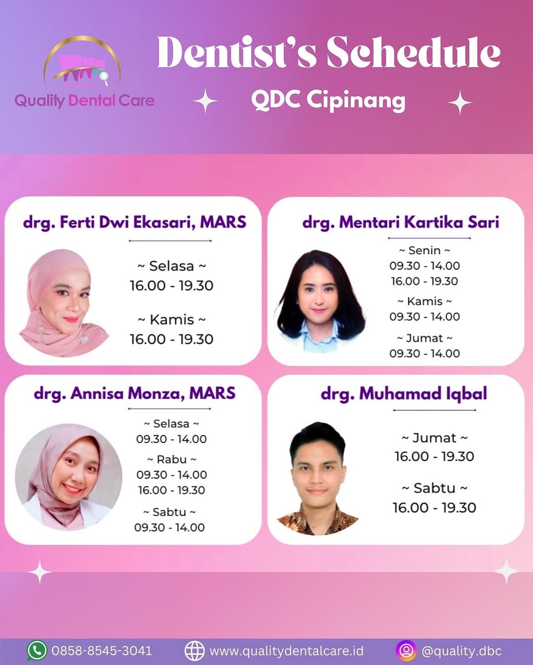 Post 9 by Quality Dental Care on Instagram (carousel)