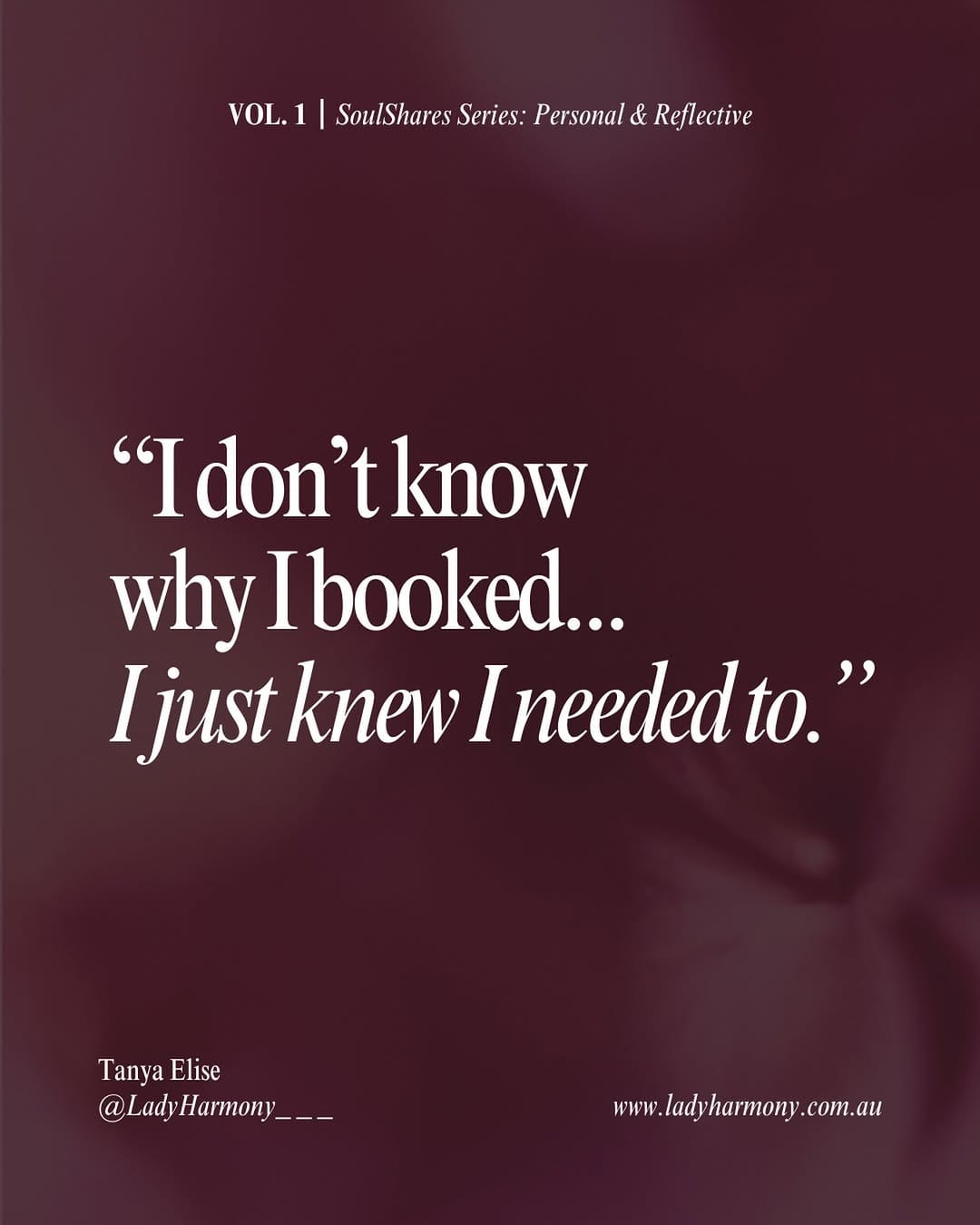 Post 3 by Tanya Elise on Instagram (image)