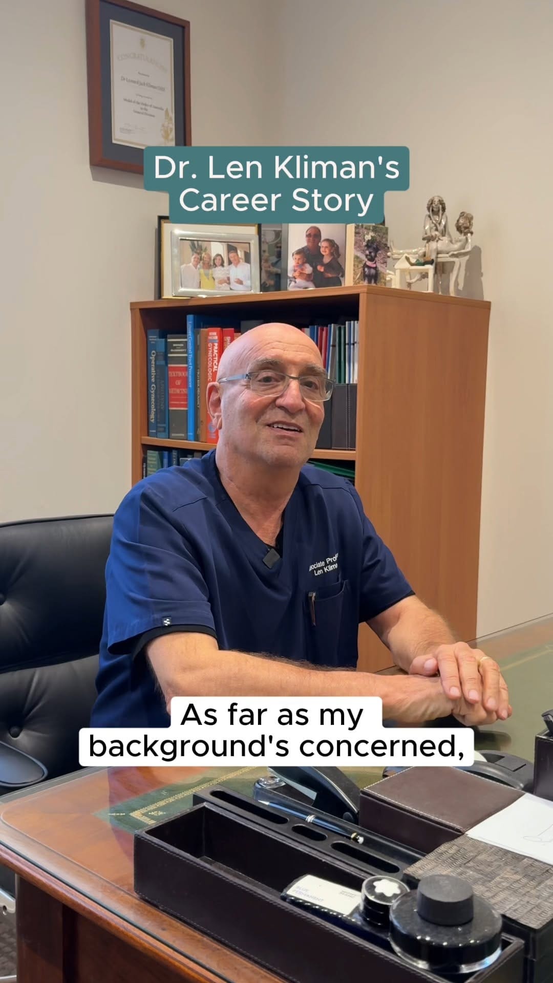 Post 2 by Associate Professor Len Kliman on Instagram (video)