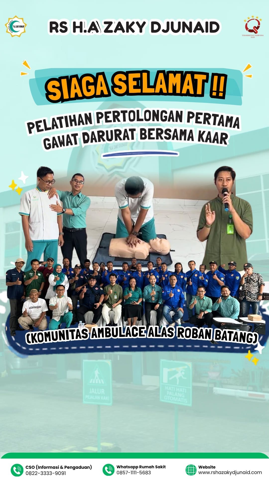 Post 1 by RS HA Zaky Djunaid on Instagram (video)