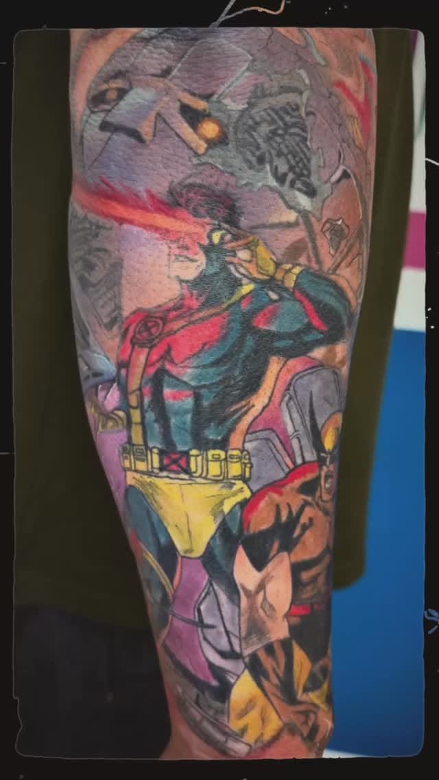 Post 7 by Antonio Oliveira - Full color / Watercolour tattoo artist on Instagram (video)