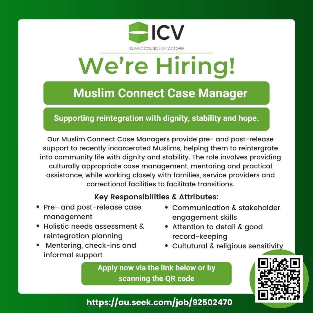 Post 2 by Islamic Council of Victoria on Instagram (image)