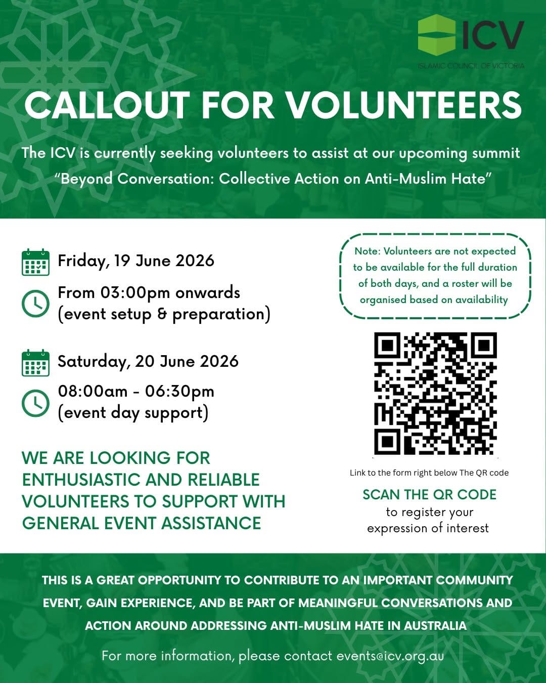 Post 1 by Islamic Council of Victoria on Instagram (image)