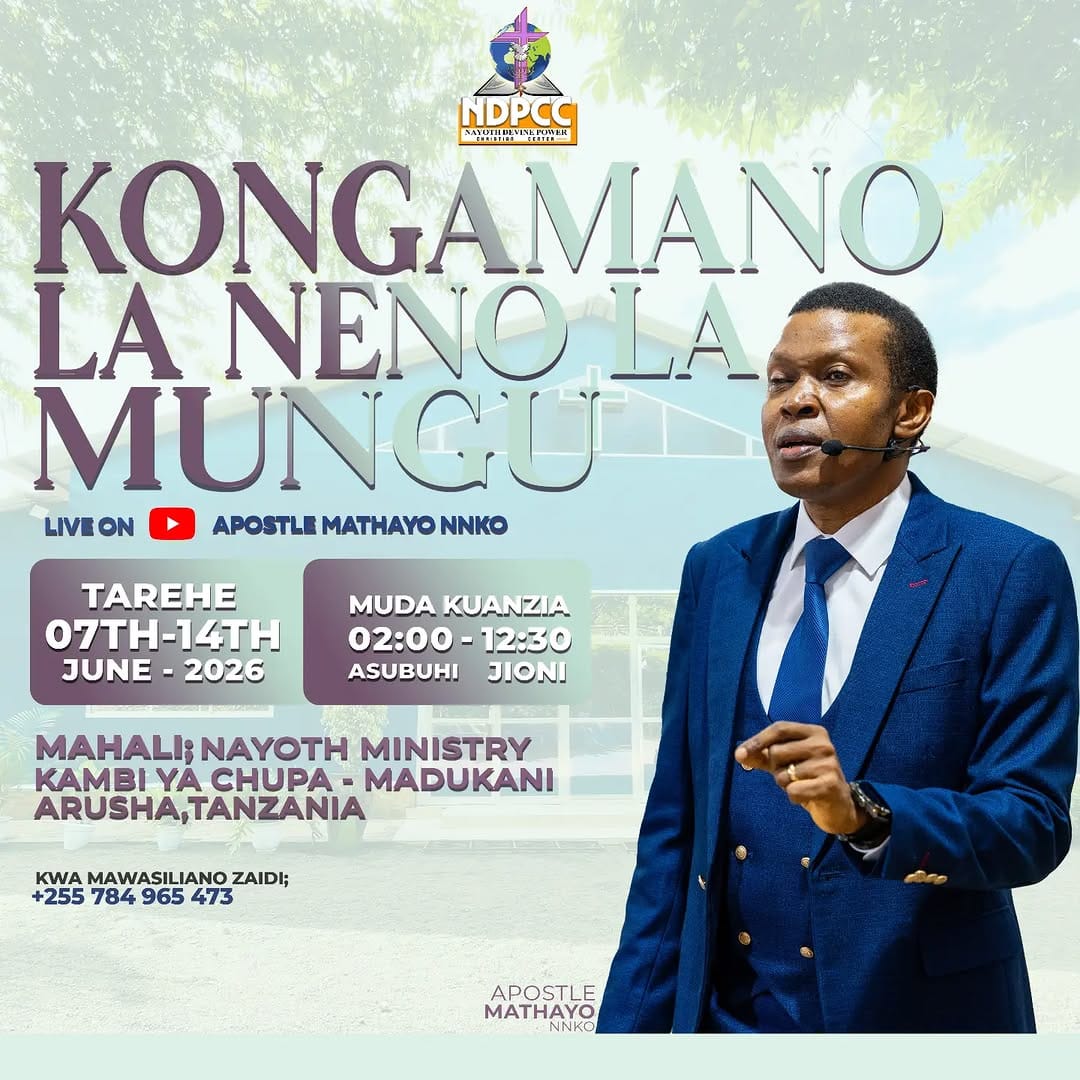 Post 10 by Apostle Mathayo Nnko on Instagram (image)