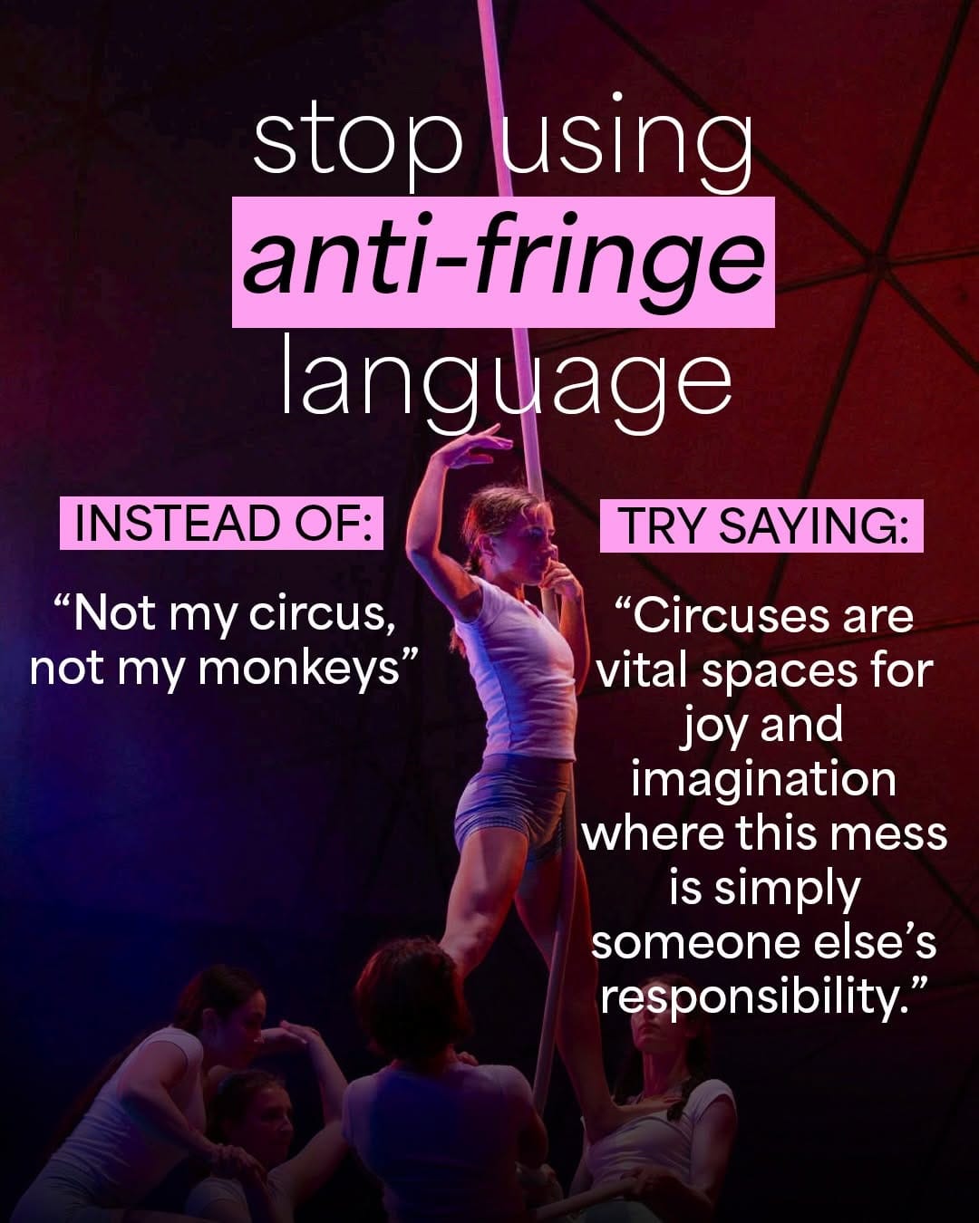 Post 10 by Sydney Fringe on Instagram (carousel)
